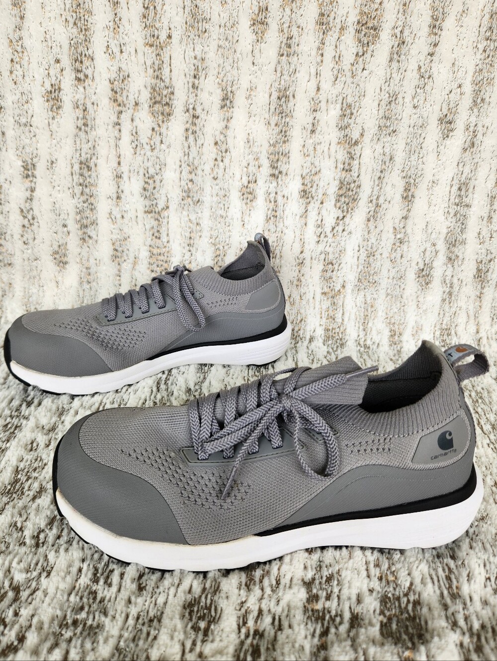Carhartt Force "Haslett ESD Nano Toe Knit Work Shoe" Grey | Women's Size 7.5 - Picture 6 of 13